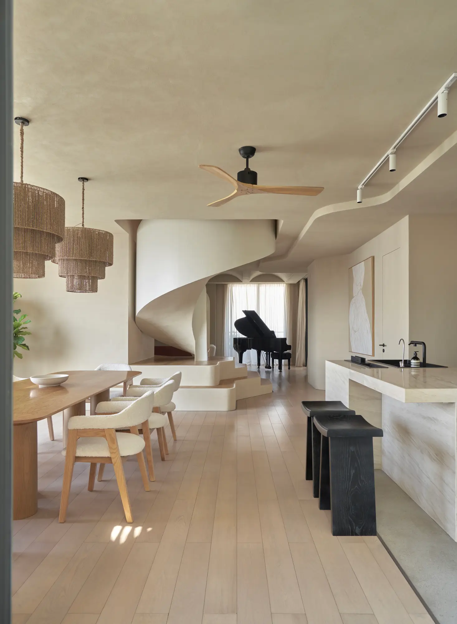 Wabi Sabi Penthouse by StudioDuo, Ho Chi Minh City, Vietnam
